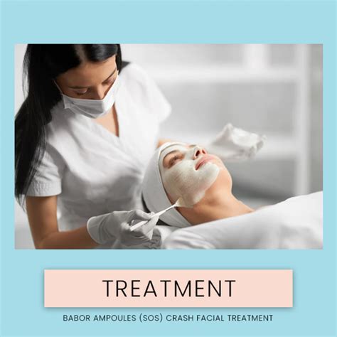BABOR Ampoules (SOS) Crash Facial Treatment - Wonderlab: Skin Clinic In Chatswood | Face and ...
