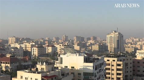 Arab News - #WATCH: The Gaza City skyline on Sunday...