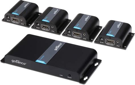 gofanco 1080p 1x4 4 Port HDMI Extender Splitter HDMI Signal ...