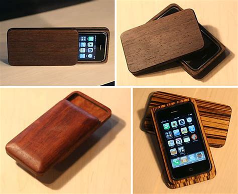 Handmade Wooden iPhone 3G Cases | OhGizmo!