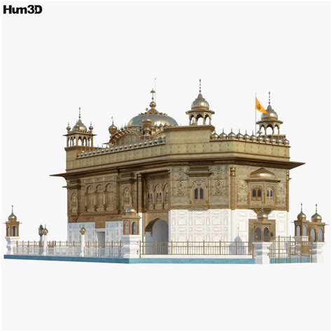 Golden Temple 3d Model