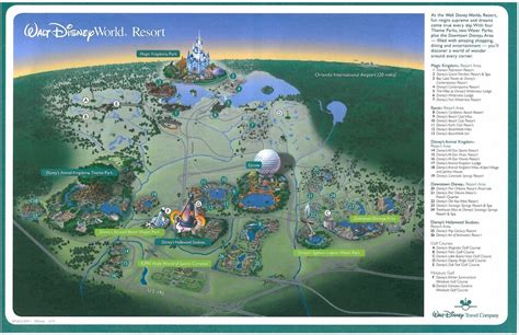 WDW Resort Map