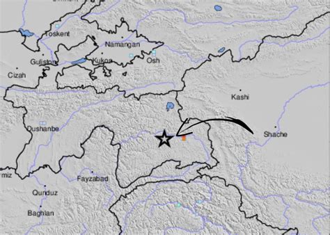 Tajikistan Earthquake: Map View & Most Affected Regions