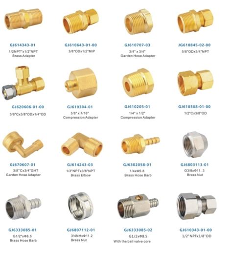 OEM Brass Fitting Air Hose Connector Brass Hose Barb Fittings (male, female, Y type, T type ...