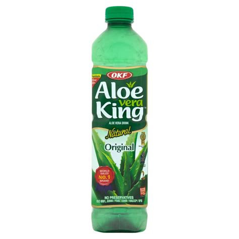 OKF Premium Aloe Vera Juice Drink, 1.5 Litre, Pack of 12: Amazon.co.uk: Grocery