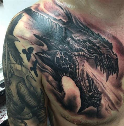 Details 78+ medieval dragon tattoos super hot - in.coedo.com.vn