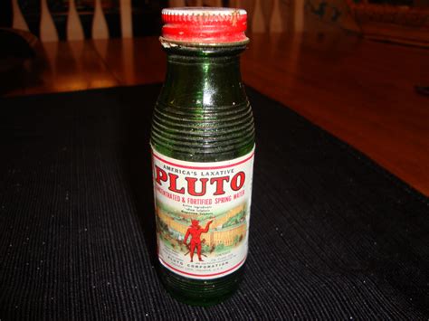 Vintage 1940's Pluto Water Laxative Bottle......... | Collectors Weekly