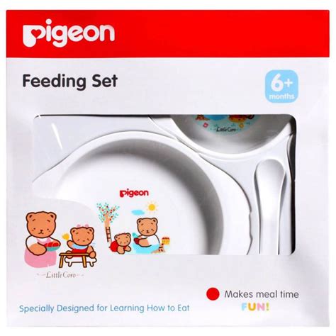 Buy PIGEON FEEDING SET For 6+ Month Baby