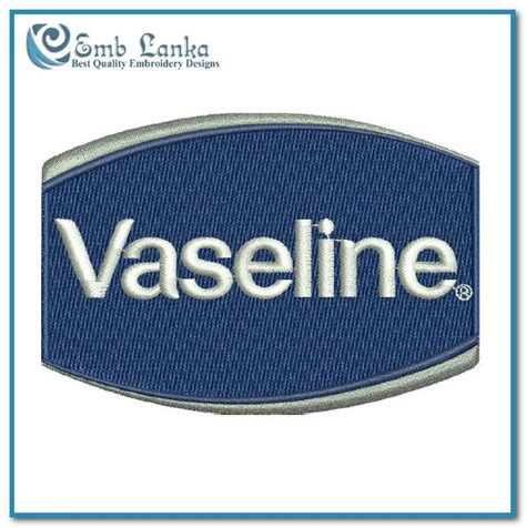 Vaseline Logo Embroidery Design - Emblanka