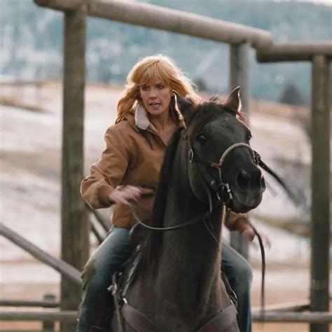 Yes Kelly is riding. They all do. Have world renowned trainer on set. | Yellowstone series ...