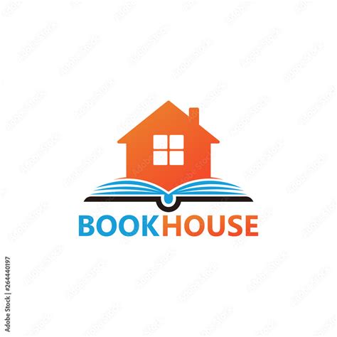 Book House Logo Template Design Vector, Emblem, Design Concept, Creative Symbol, Icon Stock ...