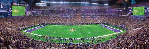 Minnesota Vikings NFL Stadium Panoramics Center View, 1000 Pieces ...