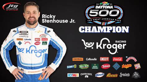 Daytona 500 champ Ricky Stenhouse Jr.'s Kroger sponsorship paying ...