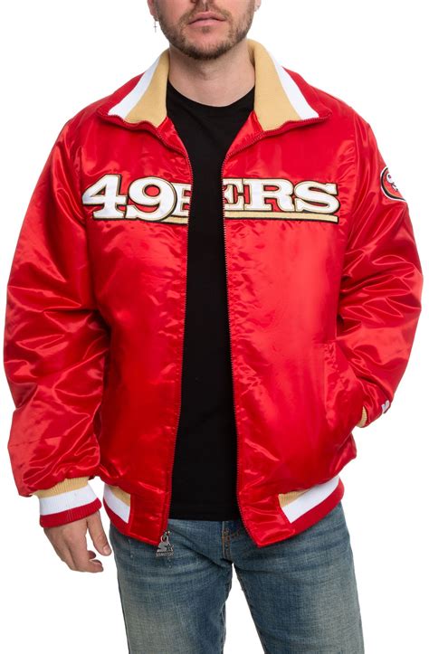 STARTER San Francisco 49ers Varsity Jacket LS800697-SNF - Shiekh