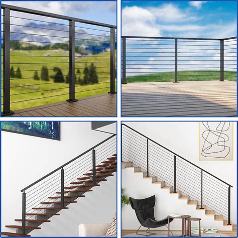 Muzata Cable Railing Handrails