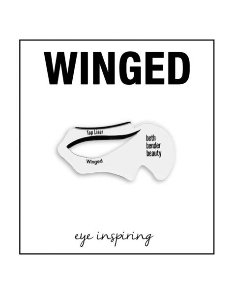 Winged Eyeliner Stencil - Cat Eye Makeup Stencil | Cat eye makeup ...