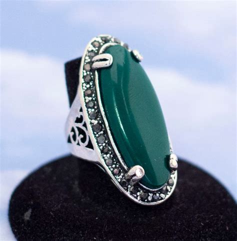 Vintage ring oval victorian - Gem