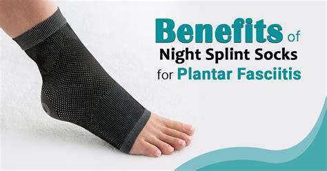 Benefits of Night Splint Socks for Plantar Fasciitis - CuraFoot.in