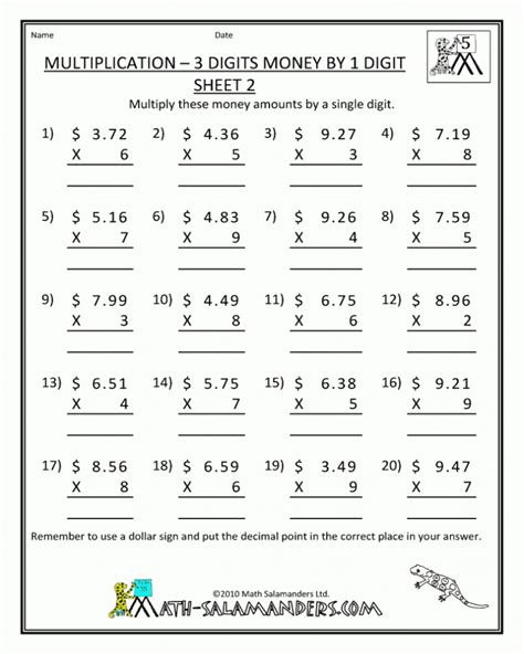 7Th Grade Math Worksheets Algebra - Hamle.rsd7 - Math Worksheets Printable