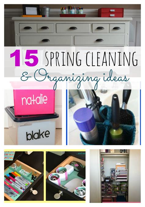 15 Spring Cleaning & Organizing Ideas | Spring cleaning organization, Spring cleaning, Cleaning ...