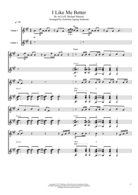 I Like Me Better (arr. Antonius Agung Setiawan) Sheet Music | Lauv ...