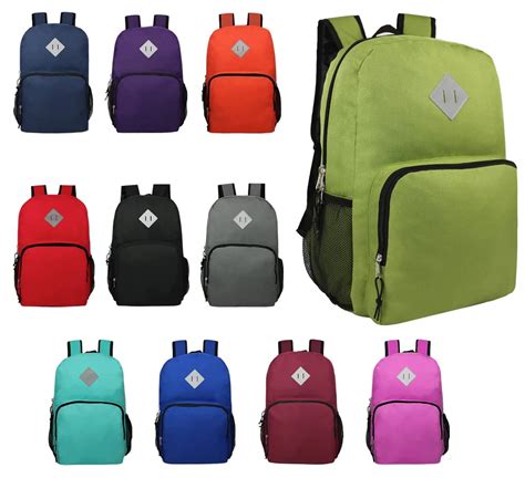 Wholesale 18" Classic Backpacks in Assorted Colors - DollarDays