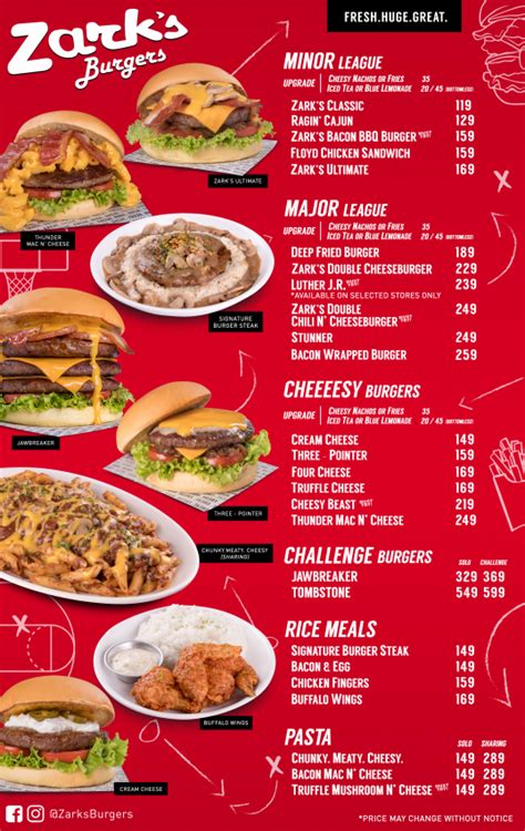 Zark's Burgers - 💥 NEW MENU! 🍔🍟 NOW AVAILABLE! 💥 • Zark's...