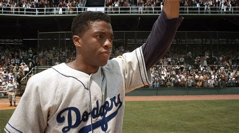 Movie Review - '42' - Earnest Jackie Robinson Biopic Wears Its Heart On Its Jersey : NPR