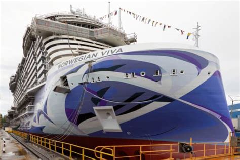 Norwegian Cruise Line Ship Reaches Major Construction Milestone