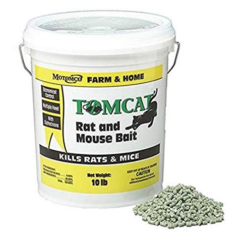 Motomco 008-32345 Tomcat Rat and Mouse Bait Pellet, 10 lb