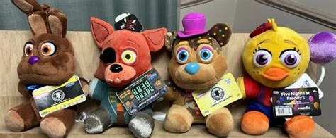 FNAF CHICA, FREDDY, Bonnie, and Foxy, Five Nights At Freddys Plushies EUR 14,54 - PicClick FR