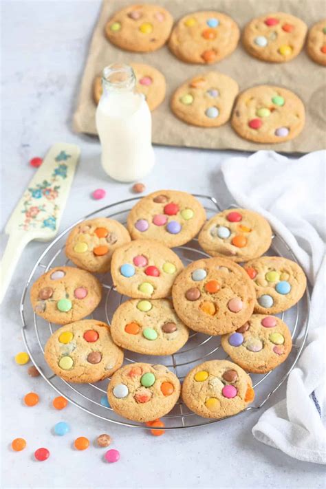 Easy Smarties Cookies Recipe - Effortless Foodie