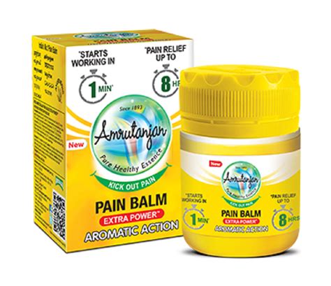 Amrutanjan Pain Balm Extra Power Aromatic Action, For Clinical, Packaging Size: 8 ml at best ...