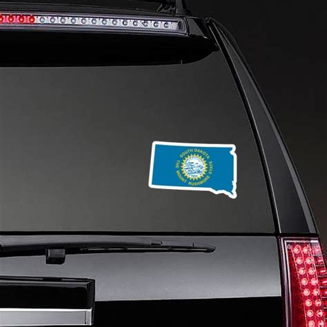 South Dakota Flag State Sticker