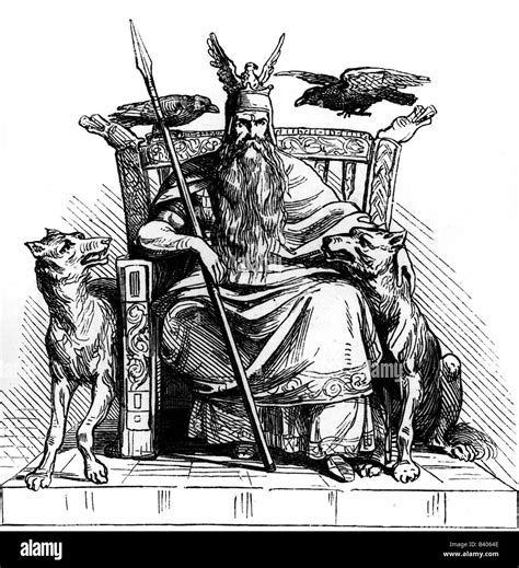 Odin (Wotan), highest god in Norse mythology, god of wisdom and war ...