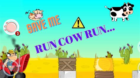 Run Cow Run | Running Game | Cow Run Gameplay | Rescue All Farm Animals ...