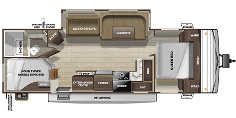 2020 Mesa Ridge Conventional MR282BH Travel Trailer Specs