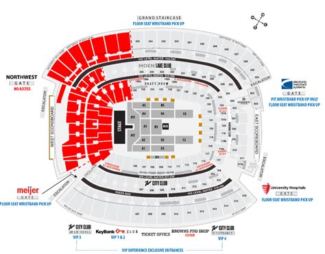 Max Hill Rumor: Cleveland Browns Stadium Seating Chart For Rolling ...