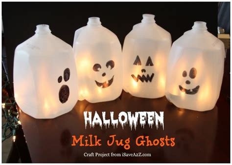 Halloween Milk Jug Ghosts Pictures, Photos, and Images for Facebook, Tumblr, Pinterest, and Twitter