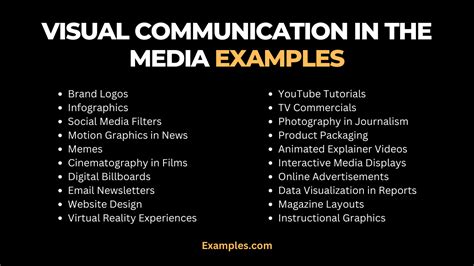 Visual Communication in the Media: Examples , Pdf