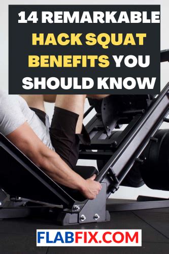 14 Remarkable Hack Squat Benefits You Should Know - Flab Fix