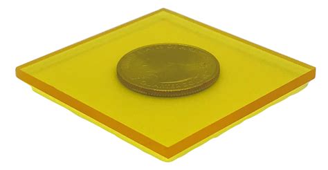 Yellow Transparent Acrylic for Laser Cutting – MakerStock