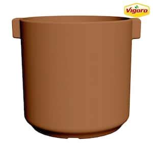 Dynamic Design Newbury Large 16 in. x 16 in. Light Terracotta Self-Watering Resin Planter ...