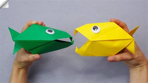 DIY Moving Paper FISH | Easy Paper Crafts | Easy paper crafts, Paper fish, Diy moving