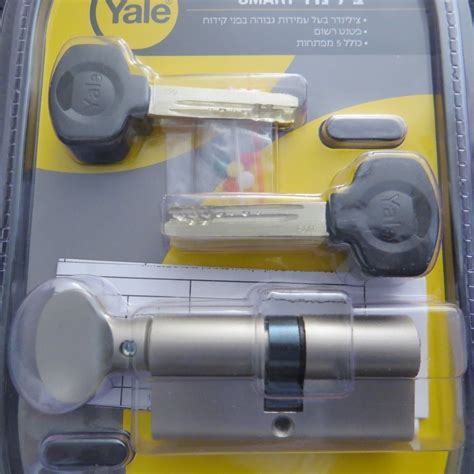 Yale smart door lock cylinder high security euro profile with knob 66