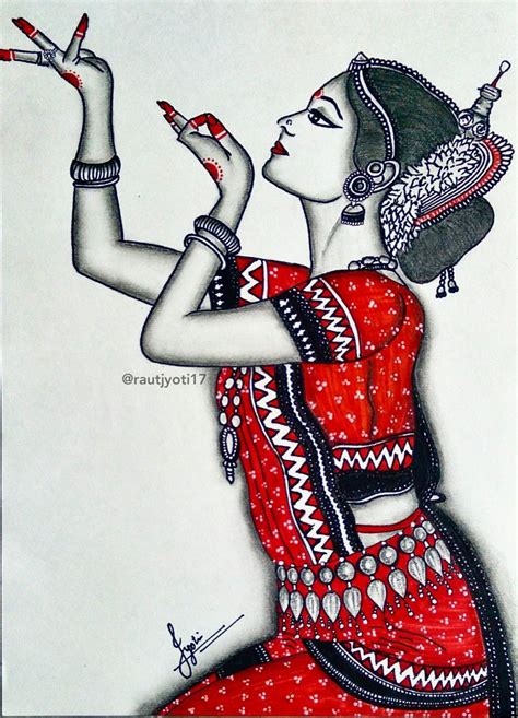 Traditional Folk art painting..... | Boho art drawings, Mughal art ...