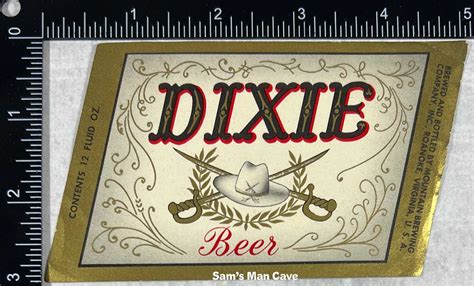 Dixie Beer Label