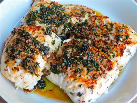 Pan Seared Halibut With Butter Herb Sauce | Halibut