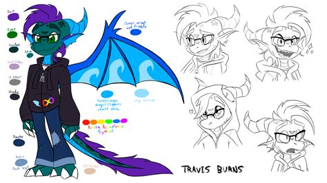 Travis 2023 Redesign by TravistheDragon00 on DeviantArt