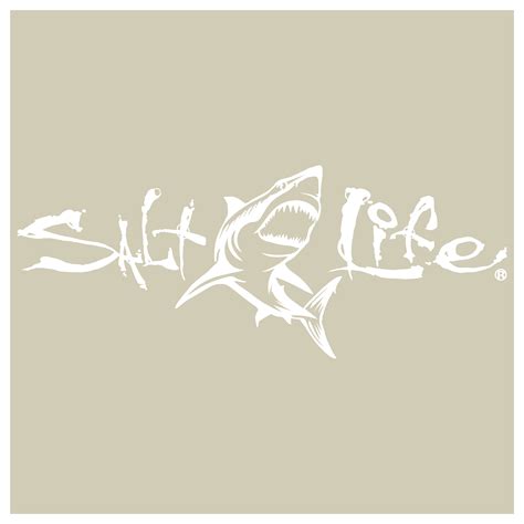 Salt Life Signature Great White Small Decal | Cabela's